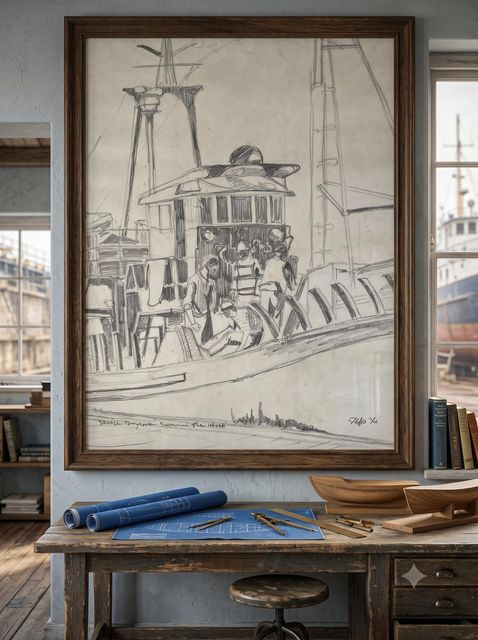 Œuvre de Stacy Elko — Crayon graphite sur papier