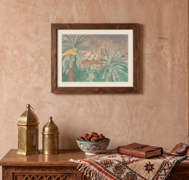 Œuvre de Abdelkader Rbati — Aquarelle sur papier