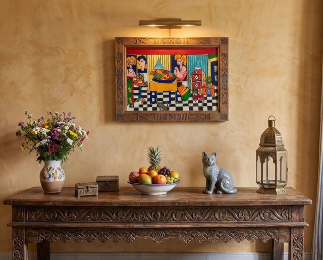 Œuvre de Non signé — Technique mixte sur toile