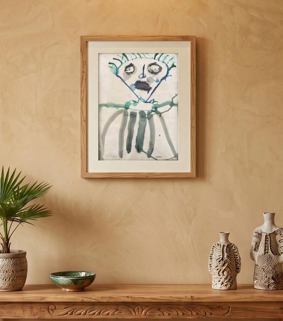 Œuvre de Rabie Al Awni — Aquarelle sur papier