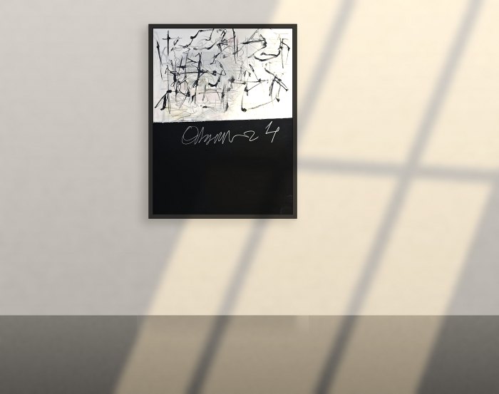 Œuvre de Hamza El Messari — Peinture vinylique sur toile
