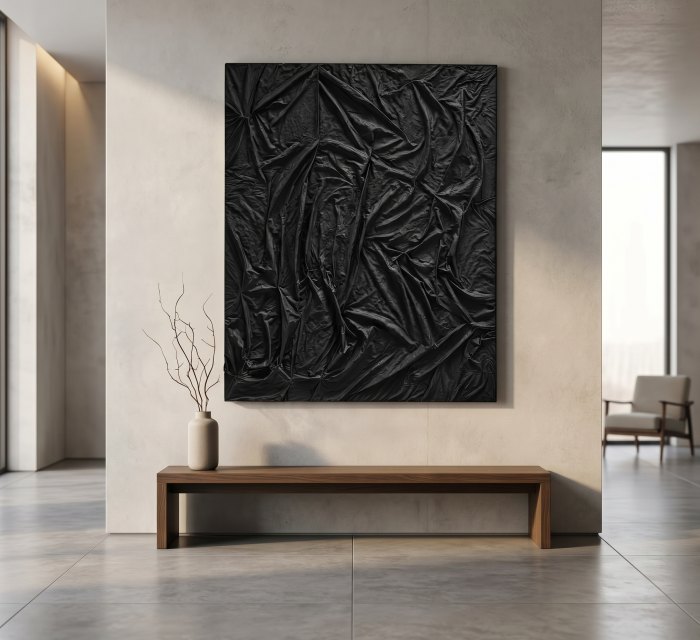 Œuvre de Hind Lahrichi Faraj — Tissu peint sur toile