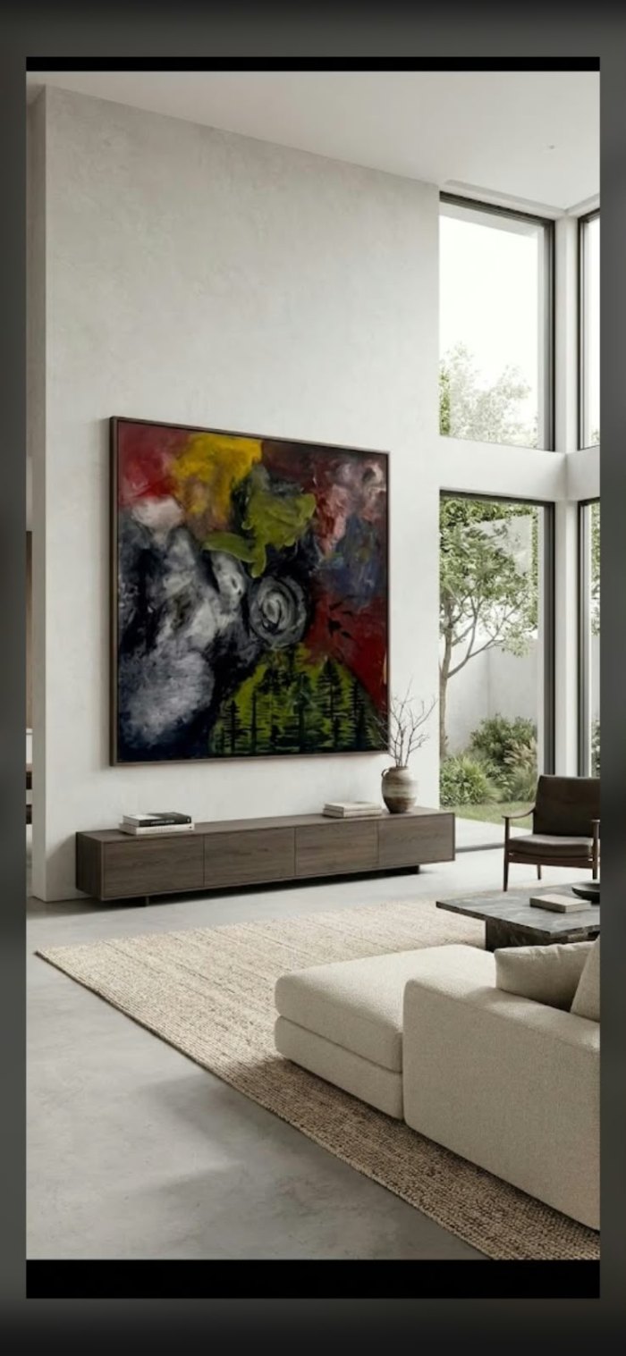 Œuvre de Raven S'tory — Technique mixte sur toile